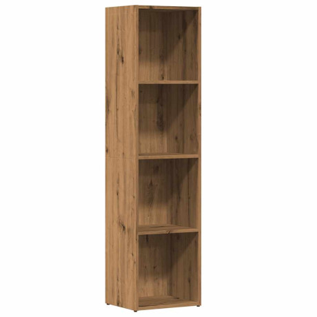 vidaXL Boekenkast 36x30x143 cm bewerkt hout artisanaal eikenkleur afbeelding2 - 1