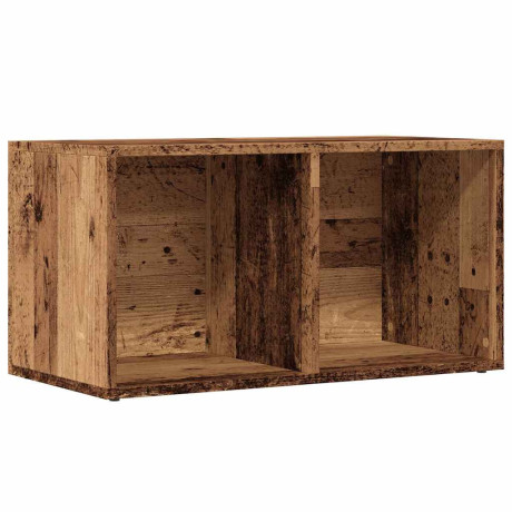 vidaXL LP Opbergbox 69,5x34x36 cm bewerkt hout oud houtkleurig afbeelding2 - 1