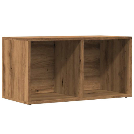 vidaXL LP Opbergbox 69,5x34x36 cm bewerkt hout artisanaal eikenkleurig afbeelding2 - 1