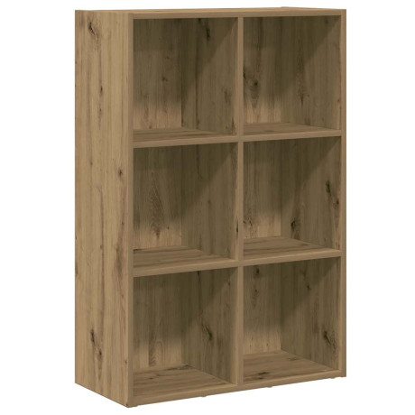 vidaXL Boekenkast/dressoir 66x30x98 cm bewerkt hout artisanaal eiken afbeelding2 - 1
