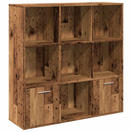 vidaXL Boekenkast 98x29x97,5 cm bewerkt hout oud houtkleurig afbeelding2 - 1