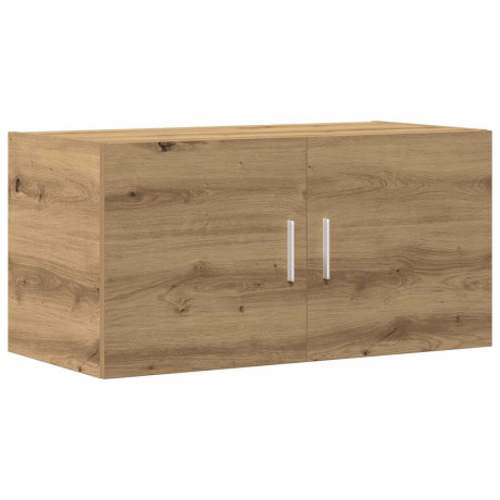 vidaXL Wandkast 80x39x40 cm bewerkt hout artisanaal eikenkleurig afbeelding2 - 1