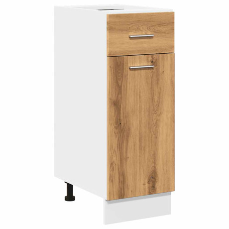 vidaXL Onderkast met lade Lyon 30x46x81,5 cm bewerkt hout artisanaal eiken afbeelding2 - 1
