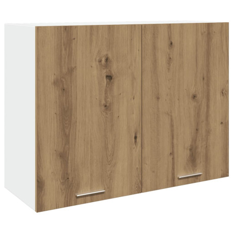 vidaXL Hangkast 80x31x60 cm bewerkt hout artisanaal eikenkleur afbeelding2 - 1