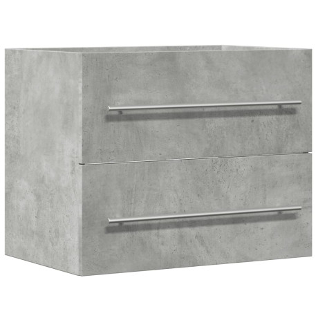 vidaXL Wastafelkast 60x38,5x48 cm spaanplaat betongrijs afbeelding2 - 1
