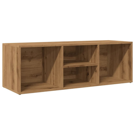 vidaXL Schoenenopbergbank 105x35x35 cm bewerkt hout artisanaal eiken afbeelding2 - 1