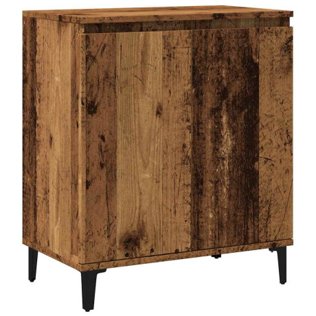 vidaXL Dressoir 60x35x70 cm bewerkt hout oud houtkleurig afbeelding2 - 1