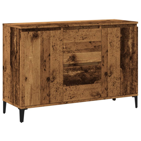 vidaXL Dressoir 102x35x70 cm bewerkt hout oud houtkleurig afbeelding2 - 1