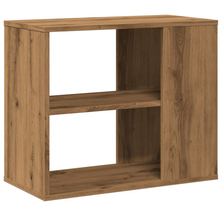 vidaXL Bijzetkast 60x30x50 cm bewerkt hout artisanaal eikenkleur afbeelding2 - 1