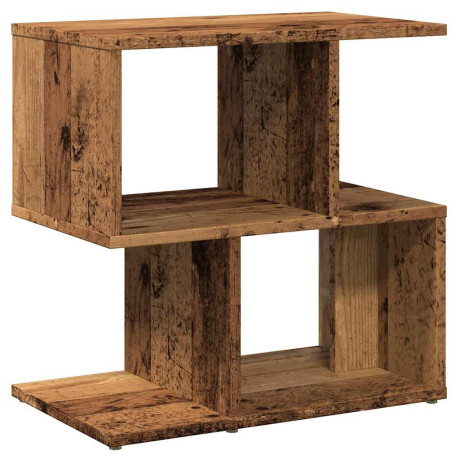 vidaXL Nachtkastje 50x30x51,5 cm bewerkt hout oud houtkleurig afbeelding2 - 1