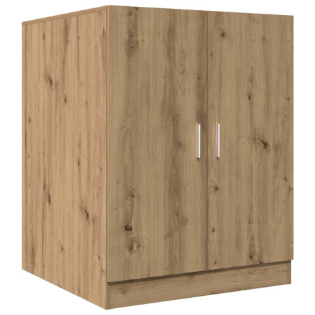 vidaXL Wasmachinekast 70,5x71,5x91,5 cm artisanaal eikenkleurig afbeelding2 - 1