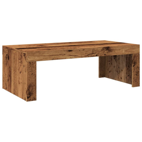 vidaXL Salontafel 102x50x35 cm bewerkt hout oude houtkleurig afbeelding2 - 1