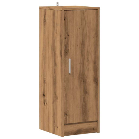 vidaXL Schoenenkast 32x35x92 cm bewerkt hout artisanaal eikenkleur afbeelding2 - 1