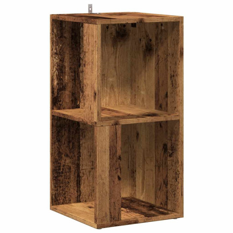 vidaXL Hoekkast 33x33x67 cm bewerkt hout oud houtkleurig afbeelding2 - 1