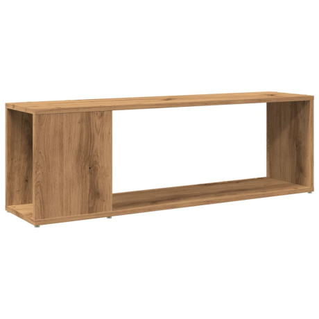 vidaXL Tv-meubel 100x24x32 cm bewerkt hout artisanaal eikenkleur afbeelding2 - 1