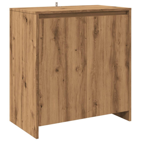 vidaXL Dressoir 70x41x75 cm bewerkt hout artisanaal eikenkleur afbeelding2 - 1