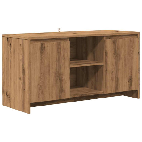 vidaXL Tv-meubel 102x37,5x52,5 cm bewerkt hout artisanaal eikenkleur afbeelding2 - 1
