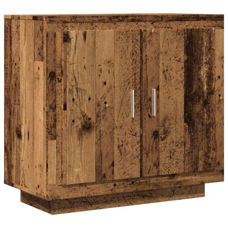 vidaXL Dressoir 80x40x75 cm bewerkt hout oud houtkleurig afbeelding2 - 1