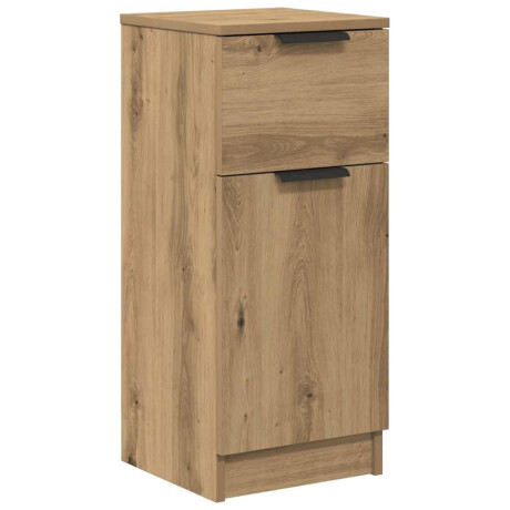 vidaXL Dressoir 30x30x70 cm bewerkt hout artisanaal eikenkleur afbeelding2 - 1