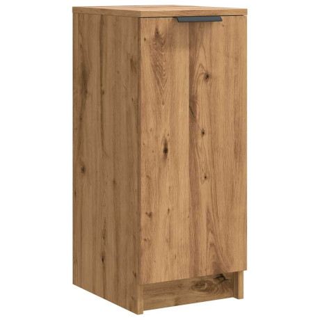 vidaXL Schoenenkast 29,5x35x70 cm bewerkt hout artisanaal eikenkleur afbeelding2 - 1