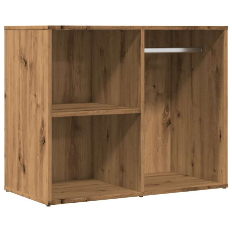 vidaXL Kledingkast 80x40x65 cm bewerkt hout artisanaal eikenkleur afbeelding2 - 1