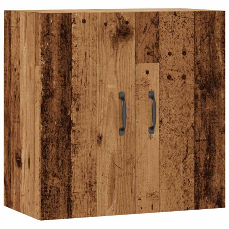vidaXL Wandkast 60x31x60 cm bewerkt hout oud houtkleurig afbeelding2 - 1