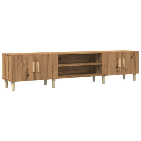 vidaXL Tv-meubel 180x31,5x40 cm bewerkt hout artisanaal eikenkleurig afbeelding2 - 1