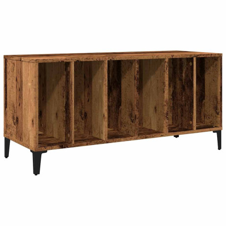 vidaXL Platenkast 100x38x48 cm bewerkt hout oud houtkleurig afbeelding2 - 1