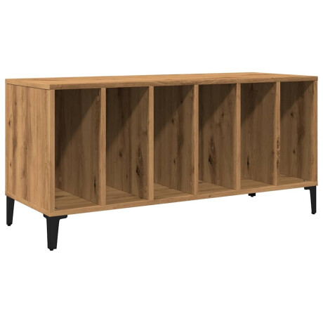 vidaXL Platenkast 100x38x48 cm bewerkt hout artisanaal eikenkleur afbeelding2 - 1