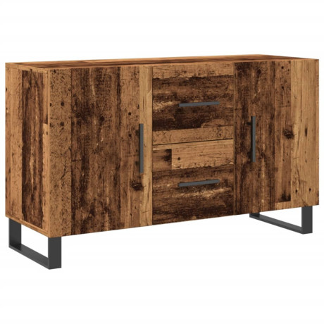 vidaXL Dressoir 100x36x60 cm bewerkt hout oud houtkleurig afbeelding2 - 1