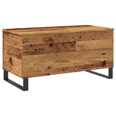 vidaXL Salontafel 90x44,5x45 cm bewerkt hout oud houtkleurig afbeelding2 - 1