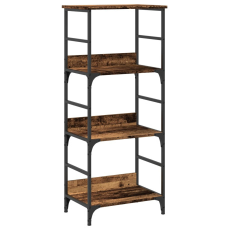 vidaXL Boekenkast 50x33x117,5 cm bewerkt hout oud houtkleurig afbeelding2 - 1