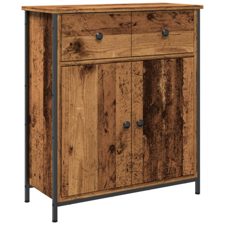 vidaXL Dressoir 70x41x56 cm bewerkt hout oud houtkleurig afbeelding2 - 1