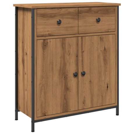 vidaXL Dressoir 70x41x56 cm bewerkt hout artisan eikenkleurig afbeelding2 - 1