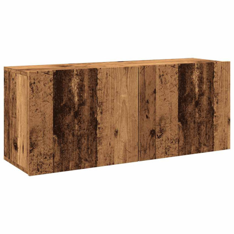 vidaXL Tv-meubel wandgemonteerd 100x30x41 cm oud houtkleurig afbeelding2 - 1