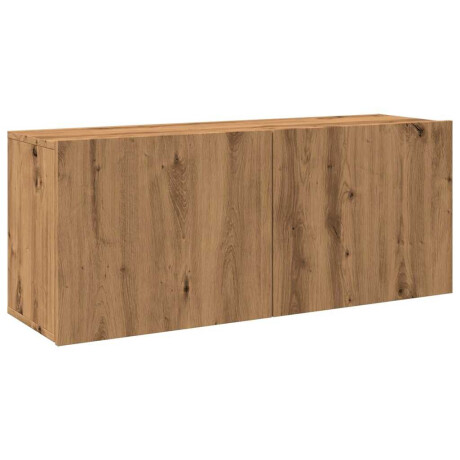 vidaXL Tv-meubel wandgemonteerd 100x30x41 cm artisanaal eikenkleurig afbeelding2 - 1