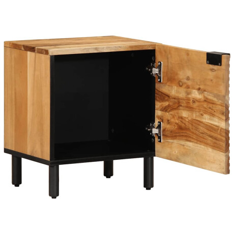 vidaXL Nachtkastje 40x33x46 cm Massief hout Acacia afbeelding2 - 1
