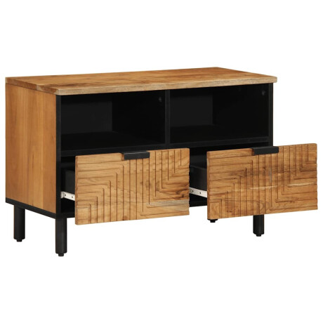 vidaXL TV-kast 70x33x46 cm massief acaciahout afbeelding2 - 1