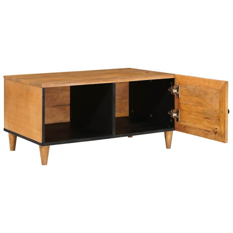 vidaXL Salontafel Licht Bruin 100 x 54 x 40 cm Bewerkt hout afbeelding2 - 1