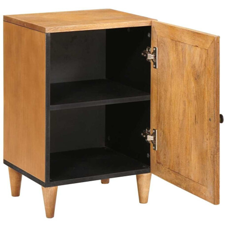 vidaXL Badkamer Kast Lichtbruin 38 x 33.5 x 160 cm Massief Mango Hout afbeelding2 - 1