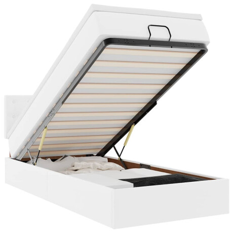 vidaXL Ottoman bed met matrassen en LED's 80x200cm kunstleer afbeelding2 - 1