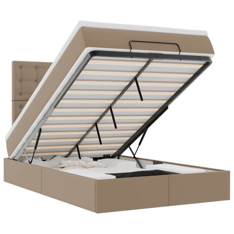 vidaXL Ottoman bed met matras en LED's 120x190 cm kunstleer afbeelding2 - 1