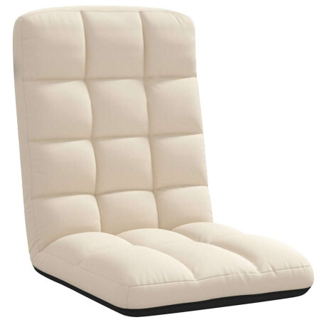 vidaXL Opvouwbare vloerstoel linnen 71x51x62 cm afbeelding2 - 1