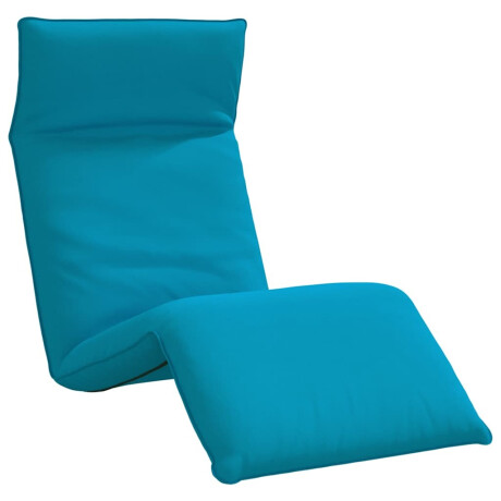 vidaXL Ligstoel inklapbaar 175x54x8,5 cm oxford stof lichtblauw afbeelding2 - 1