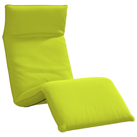 vidaXL Ligstoel inklapbaar 175x54x8,5 cm oxford stof heldergroen afbeelding2 - 1
