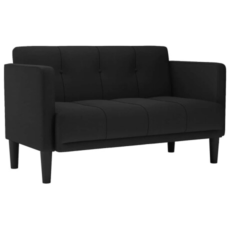 vidaXL Loveseat Bank Zwart 111 cm Stof afbeelding2 - 1