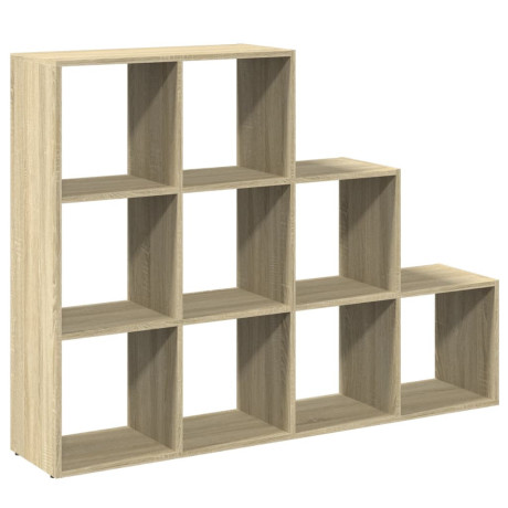 vidaXL Kamerscherm / boekenkast 137,5x29x103,5 cm hout sonoma eiken afbeelding2 - 1