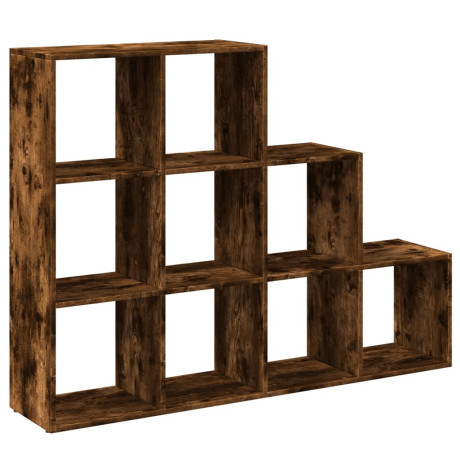 vidaXL Kamerscherm / boekenkast 137,5x29x103,5 cm hout gerookt eiken afbeelding2 - 1