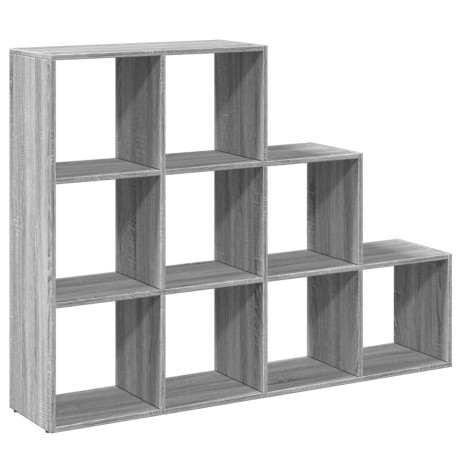 vidaXL Kamerscherm / boekenkast 137,5x29x103,5 cm hout grijs sonoma afbeelding2 - 1