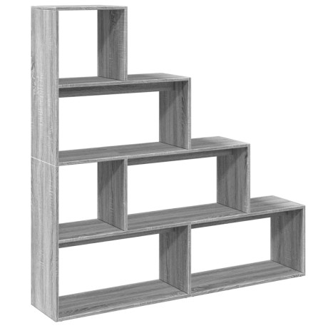 vidaXL Kamerscherm / boekenkast 143,5x29x143,5 cm hout grijs sonoma afbeelding2 - 1